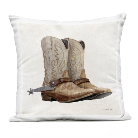 Stupell Industries Riders Of The Range Outdoor Printed Pillow design by Danhui Nai, 18 x 7 x 18