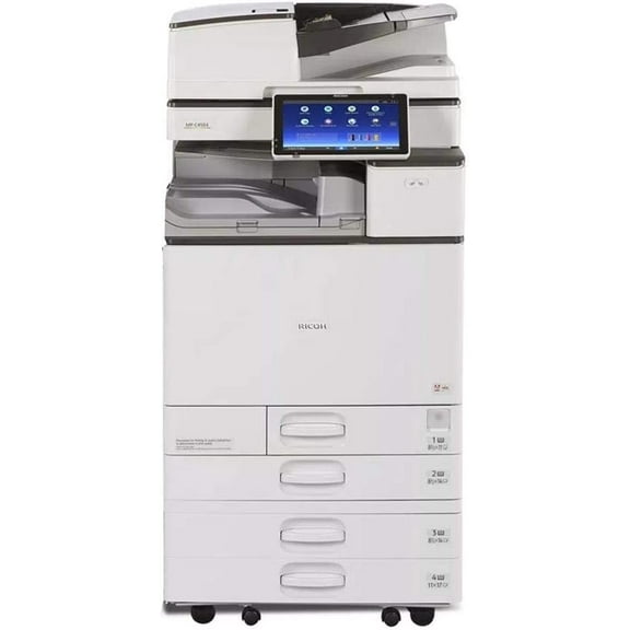 Ricoh Aficio MP C4504 A3 Color Laser Multifunction Copier – 45 PPM, Print/Copy/Scan/Fax, Auto Duplex, Network & Wi-Fi, 4 Trays