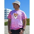 thumbnail image 2 of Corgi Peaking Out Tie Dye Cyclone Men -Image by Shutterstock, Male Small, 2 of 4