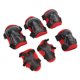 thumbnail image 4 of 6 Unids / Set Equipo De Protección para Patinaje Sobre Ruedas Protectores De Palma De Codo De Rodilla Ajustables para Niños De 6 A 18 Años Rojo, 4 of 14