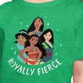 thumbnail image 3 of Disney Princess - Royally Fierce - Toddler And Youth Short Sleeve Graphic T-Shirt, 3 of 5