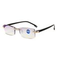 thumbnail image 1 of Gafas de lectura con luz azul para hombre y mujer, anteojos con recorte de diamantes de alta gama, sin marco, 1,0 + 1,5 + 2,0 + 2,5 + 3,0 + 3,5 + 4,0, 1 of 4