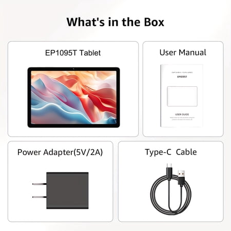 BIBEARBIBEAR 11" Android 15/13 Tablet - 8GB+128GB, 8MP+5MP Dual Camera, Octa-Core, 7000mAh, 1280x800 IPS Incell Screen, Split Screen, Type-C Included