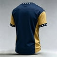 thumbnail image 3 of Fgvctg Men USA National Soccer Jersey Print American Flag Football T-Shirt, 2026 Soccer Cup USA Patriotic Short Sleeve Sports Fan Tee Training Uniform Navy 3XL, 3 of 5