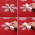 thumbnail image 4 of Christmas Snowflake Snowman Design Rectangle Tablecloth Water Resistant and Easy Clean Table Cloth for Indoor Outdoor Party Holiday Kitchen Dining Room 60 Inch by 84 Inch, 4 of 5