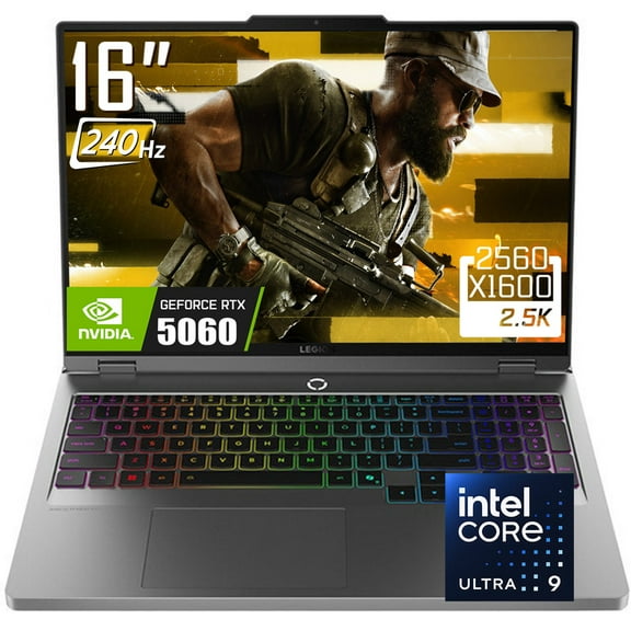 Lenovo Legion 5i Gaming Laptop, 16" 2560 x 1600 240Hz IPS Display, Intel Ultra 9 275HX, GeForce RTX 5060, RGB Backlit Keyboard, 5MP Webcam, WiFi 7, Windows 11 Home(16GB DDR5 RAM / 1TB SSD)
