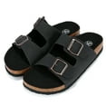 thumbnail image 6 of Yolanda Zula Women's Cork Footbed Sandals Adjustable Strap Sandals, 6 of 7
