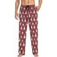 thumbnail image 3 of HPINK-T Men's Flannel Pajama Pants Christmas Gnome Snowflakes Sleep Lounge PJ Bottoms Sweatpants S, 3 of 12