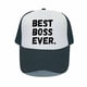 thumbnail image 2 of Spring Summer Bend Visor Mesh Baseball Cap Best Boss Ever Letters Trucker Hats Best Manager Gifts Supervisor Snapback Caps YP04456-60cm for adult Gao Jinjia LED, 2 of 2