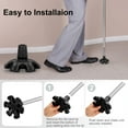 thumbnail image 6 of SupreGear Rubber Cane Tip Replacement, Heavy-Duty Non-Slip Walking Cane Foot Cap, Black, 6 of 8