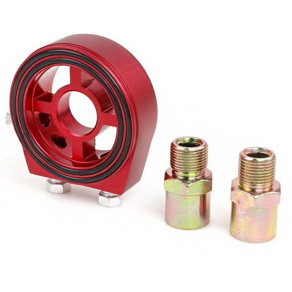 Versatile Oil Filter Sandwich Plate Adapter With Oil Pressure Temperature Sensor