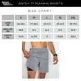 thumbnail image 7 of NonZero Gravity ZinTex UV 50+ Sweat-Wicking Activewear Shorts w/ Lining for Men (Concrete, 2X-Large), 7 of 7