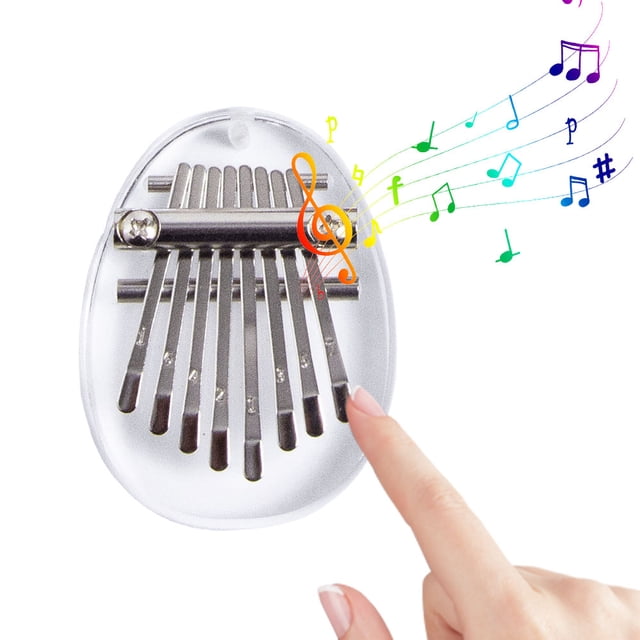 Mini Piano Pulgar 8 Teclas Kalimba Compacto para Adultos Principiantes