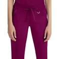 thumbnail image 5 of Healing Hands Purple Label Women's Tamara Pant 's Three Pocket Scrub Pant - XX-Large,Wine, 5 of 6