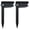 Black1, variant on U-Shaped Ground Stakes with Washers – Dusknt Galvanized Angled Mulch Film Stakes for Securing Weed Control Fabric, Netting & Ground Sheets, Spring Gardening Essential