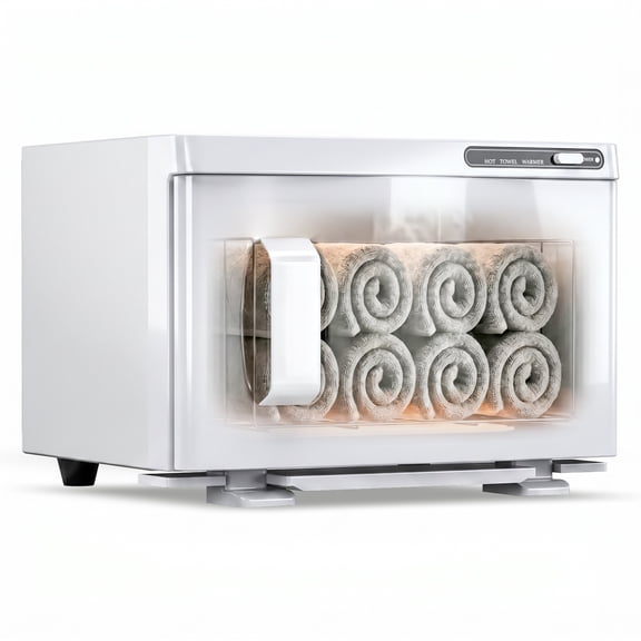 Hot Towel Warmer,8L Capacity Towel Warmer Cabinet,Spa Hot Towel Caddy for Facial, White