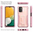 thumbnail image 6 of ExoGuard For Samsung Galaxy A13 5G Case, Phone Case with Screen Protector and Kickstand (Pink), 6 of 8