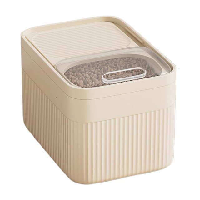 Airtight Pet Food Storage Container,Dog Food Storage Container,Up to 30lbs,For Dog Cat and Other Pet Food Storage Bin with Measuring Scoop,Airtight Cat Food Storage Container for Other Pets