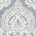 thumbnail image 6 of SAFAVIEH Micro-Loop Jaydon Damask Floral Wool Area Rug, Blue/Ivory, 5' x 5' Square, 6 of 7