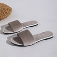 thumbnail image 6 of Slippers for Women,Men's And Summer Indoor Non Leisure Bathroom Soft Soled Slippers,Womens Slippers,Beige,7.5, 6 of 9