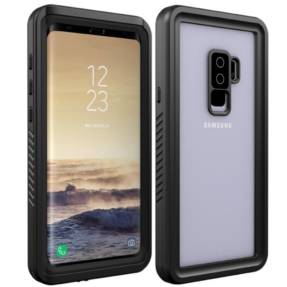 Dteck IP68 Waterproof Case For Samsung Galaxy S9 Plus (S9 ),Built in Screen Protector Full Body Protective Shockproof Cover ,Black