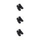 thumbnail image 1 of Vogacara Muñeca Zapatos decorativos Niños Diseño simple Juguete deportivo Zapato alto Juguete Estilo casual Bota Regalo de cumpleaños Negro Type1 NO1, 1 of 1