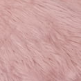 thumbnail image 3 of Unique Bargains Faux Fluffy Zipper Closure Cushion Covers Throw Pillow Covers (2 Count) Pink 18" x 18", 3 of 6
