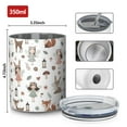 thumbnail image 4 of 12oz Coffee Tumblers Forest Fairy Princess Pattern Stainless Steel Vacuum Insulated Travel Tumbler Coffee Cups Mug with Lid and Straw with Cleaning Brush for Cold & Hot Drinks, 4 of 5