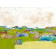 thumbnail image 2 of Goldberger, Jennifer 14x12 White Modern Wood Framed Museum Art Print Titled - Field Day I, 2 of 4