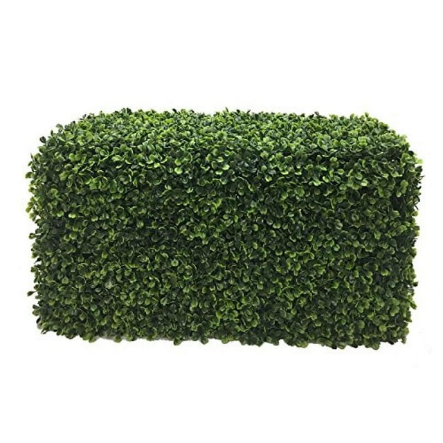Vickerman Haie de Buis Vert Artificiel 24 Pouces L x 12 Pouces L x 12 Pouces H Résistante aux UV