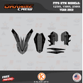 thumbnail image 4 of Kalair GFX Graphics Kit for Ktm MOTOCROSS 2-STROKE 125SX, 150SX, and 250SX (2012) Orangecrew Series, 4 of 5