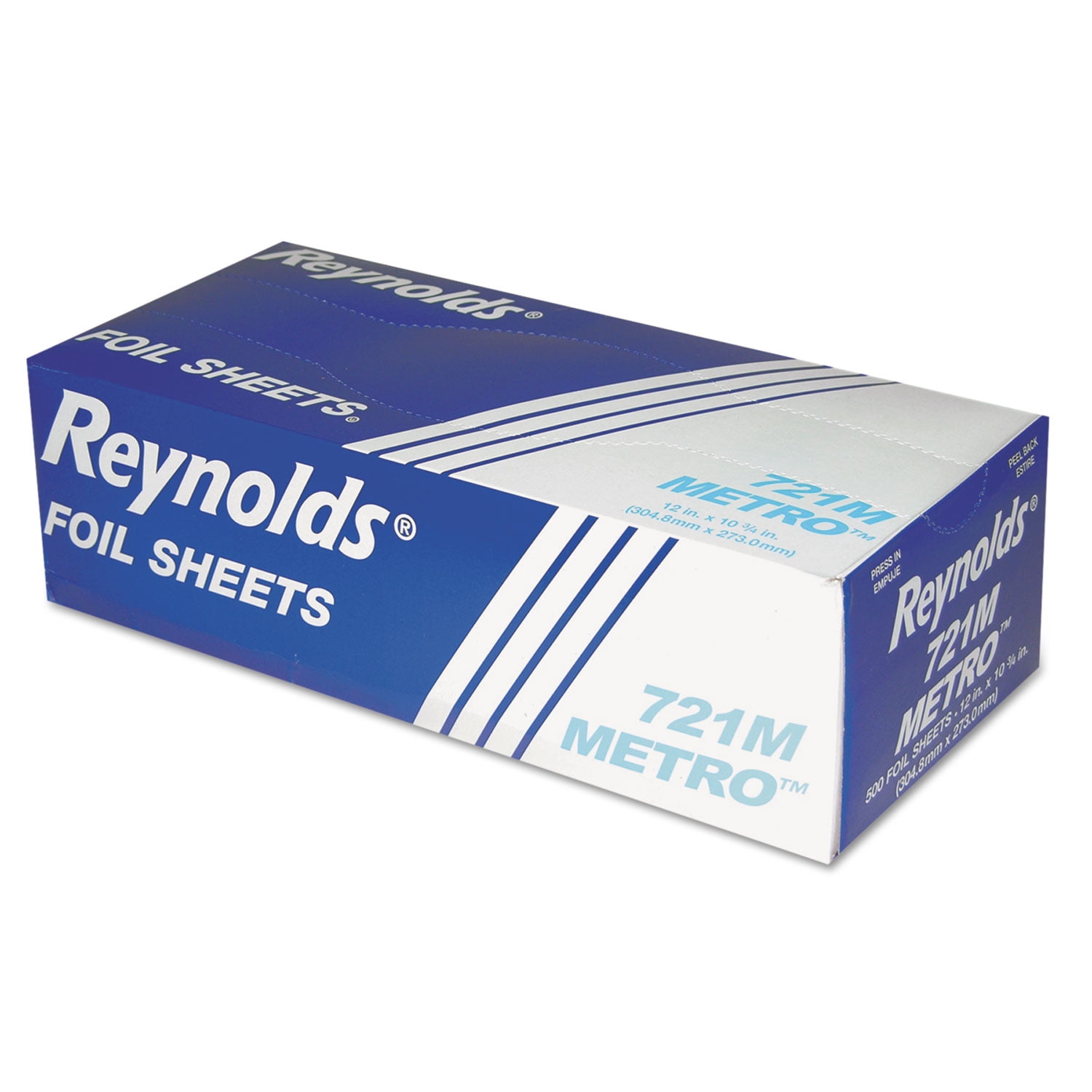 Reynolds Wrap Pop-Up Interfolded Aluminum Foil Sheets 12 x 10 3/4 Silver 500/Box 