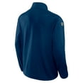 thumbnail image 3 of Men's Fanatics  Navy Seattle Kraken Big & Tall Authentic Pro Quarter-Zip Top, 3 of 3