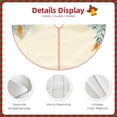 thumbnail image 3 of Sikiie Floral Mountain Landscape Christmas Tree Skirt, Christmas Tree Decorations, Christmas Decor, Tree Mat Decoration(30-48IN)-36", 3 of 6