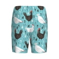 thumbnail image 5 of Fotbe Lovely Roosters Pajama Shorts for Men, Men's Pajama Bottoms, Sleepwear,Short Pajama Pants-3X-Large, 5 of 9