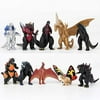 TOMTO Godzilla Toys 2020 King of The Monsters, Godzilla Toys Action Figures Set of 10 for Kids,Mini Dinosaur with Movable Joint Playsets 10PCS Cake Decorations (10Pack Edition)