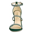 thumbnail image 2 of BLISSFUL STEP Women's Rhinestone Ankle Strap Heel Sandals, 2 of 6