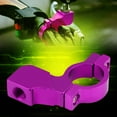 thumbnail image 2 of 10mm Motorcycle Rearview Mirror Bracket Handlebar Mount Mirror Adapter Holder Clamp Purple, 2 of 9