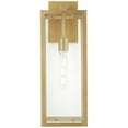 thumbnail image 6 of John Timberland Titan 20 1/4" High Modern Outdoor Wall Light Fixture Mount Porch Edison Bulb Soft Gold Finish Clear Glass Shade, 6 of 9