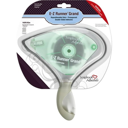 UPC: 0093616012581 | Scrapbook Adhesives by 3L: E-Z Runner Grand Dispenser – 140  Repositionable Dots – Transparent  Double-Sided  Refillable  Scrapbooking  Arts & Crafts