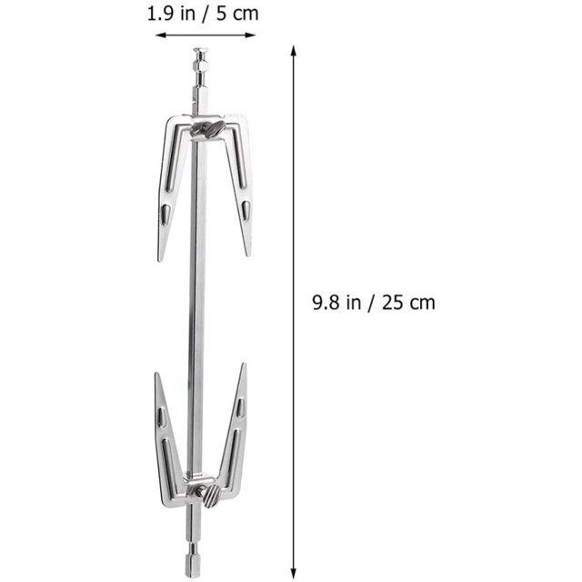 2 uds. De tenedores para freidora de aire de acero inoxidable, tenedores para asador de parrilla de Metal, tenedores para pollo asado, cerdo, ternera, tenedores para parrilla de cocina y barbacoa ZefeiWu 8390606926432
