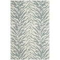 thumbnail image 4 of SAFAVIEH Marbella Daria Geometric Area Rug, Blue/Ivory, 4' x 6', 4 of 5