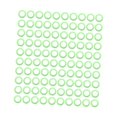 thumbnail image 1 of 100 Uds Anillos de Estaca para Tienda de Campaña Cola 15mm Fluorescentes que Brillan en la Oscuridad, 1 of 8