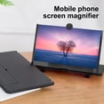 thumbnail image 4 of Lupa de pantalla para teléfono móvil, proyector de alta definición 3D, ampliador de pantalla para películas, videos y juegos, soporte plegable para teléfono con amplificador de pantalla., 4 of 8