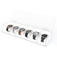 thumbnail image 1 of Elegant Watch Box Organizer For Man, Watch Case for Men Women with 6 Slots, Premium Acrylic Watch Holder and Watch Box,Perfect for Display and Storage, 1 of 8