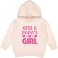 thumbnail image 2 of Inktastic Gigi and Papa Girl Cute Granddaughter Toddler Hoodie, 2 of 4