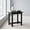 Black Table, variant on SUUNYN HDPE Outdoor Side Table, Weather Resistant Patio End Table, White