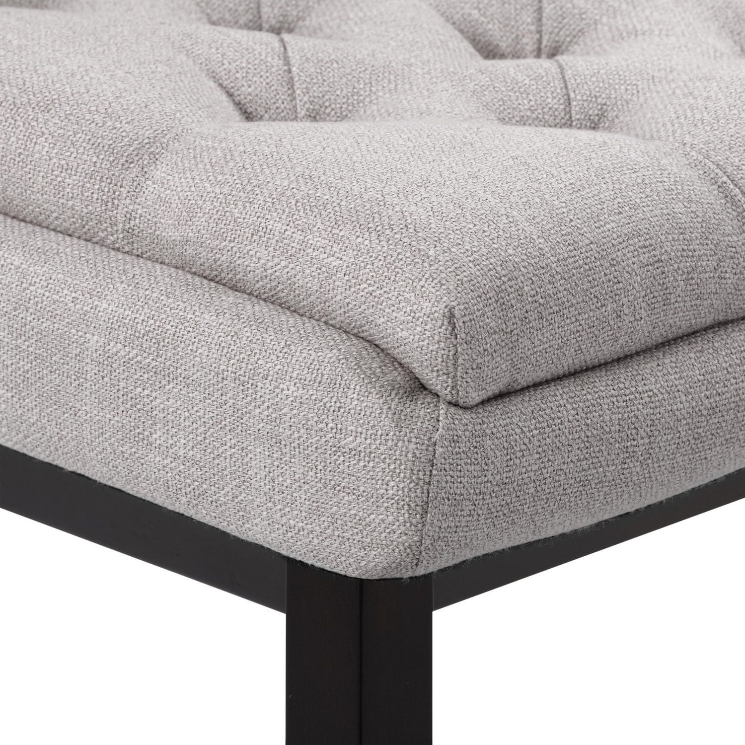 CorLiving Leilani Modern Tufted Indoor Counter Height Bar Stools with Back and Wood Legs - Set of 2