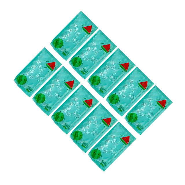 20 hojas de parches refrescantes, enfriamiento rápido, hojas de gel suaves portátiles para fiebre, viajes de verano, sabor a sandía