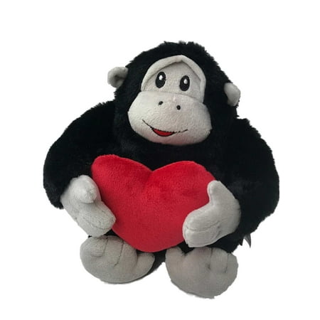 Hallmark Luv Monkey Plush Stuffed Animal Pal - Cute Black Valentine (Best Anime App For Android 2019)
